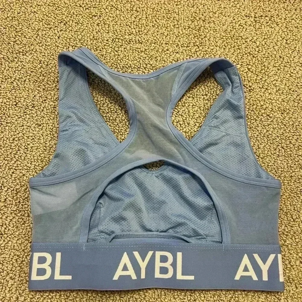 AYBL SIZE SMALL BABY BLUE SPORTS BRA - Picture 2 of 2